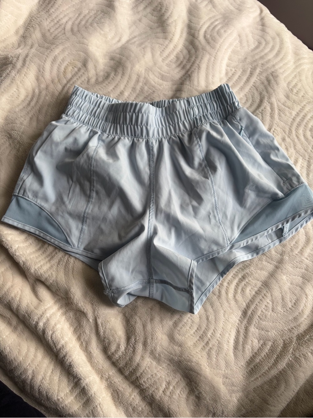 AS Revival- Light Blue Women's Athletic Shorts